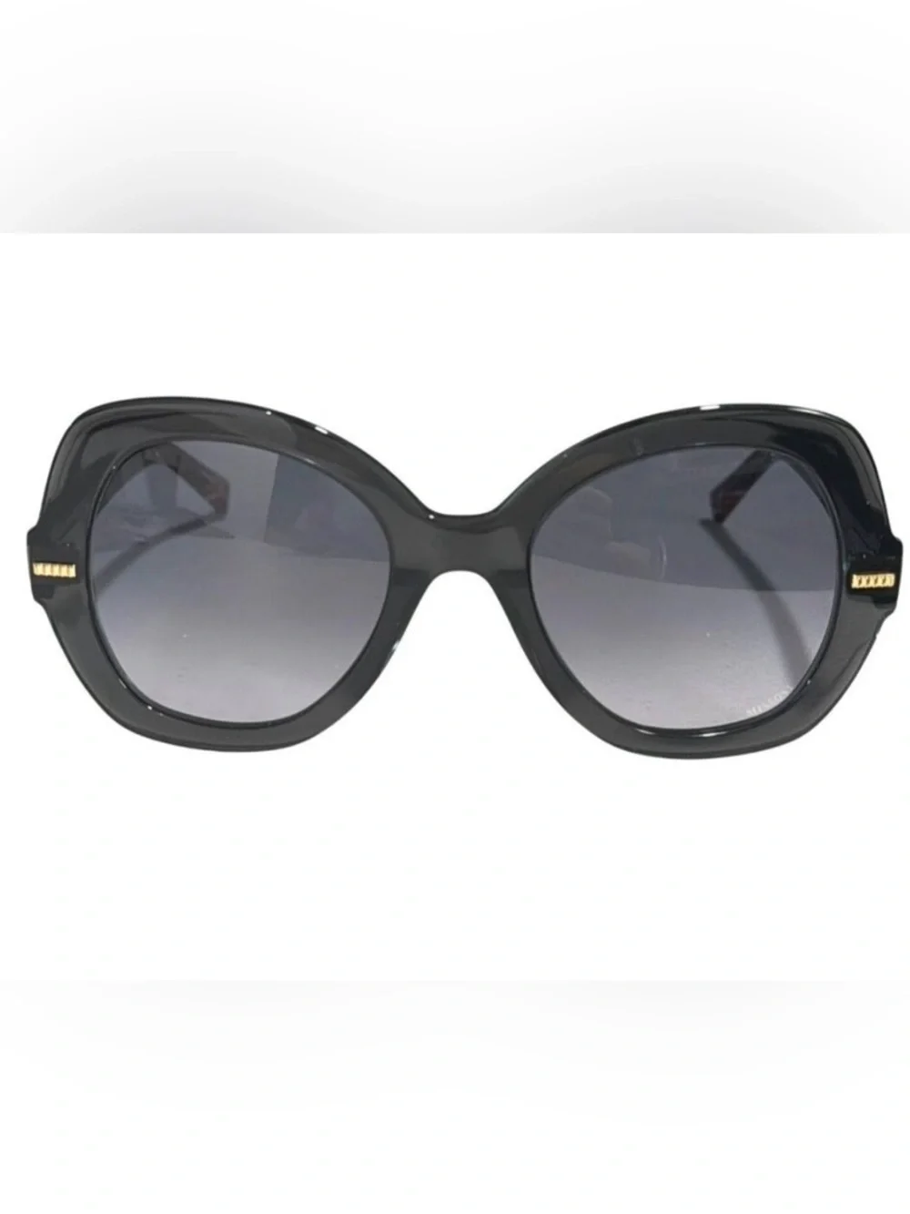 Missoni Oversized Black Acetate Gradient Lens Sunglasses New with case
